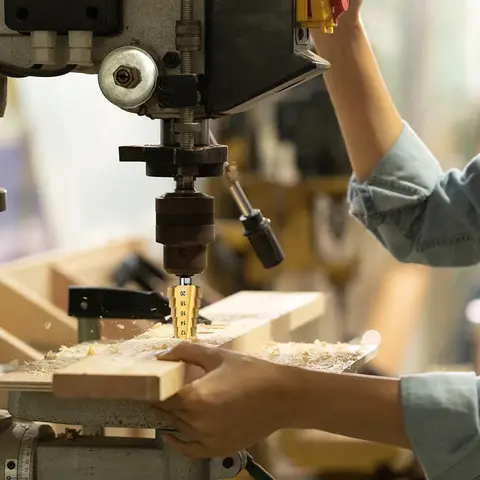 सीधे नाली स्टेप ड्रिल बिट एचएसएस टाइटेनियम लेपित लकड़ी धातु छेद कटर कोर ड्रिलिंग उपकरण सेट 4 मॉडल 3-12 4-12 4-20 4-32 6 best sales छेद काटने वाला - №2