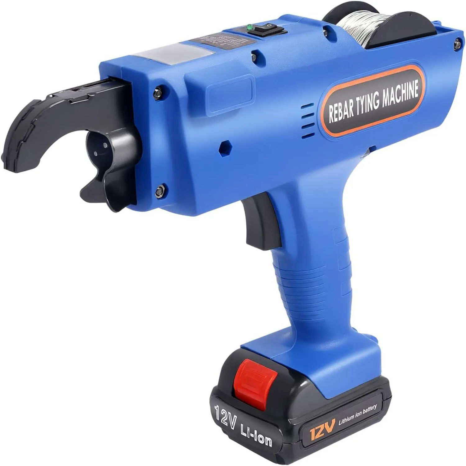 

Rebar Tier Gun,8-34mm Rebar Tying Tool+2pcs 4500mAh Batteries, Automatic Rebar Tie Gun Rebar Cutter Cordless Rebar Tying Machine