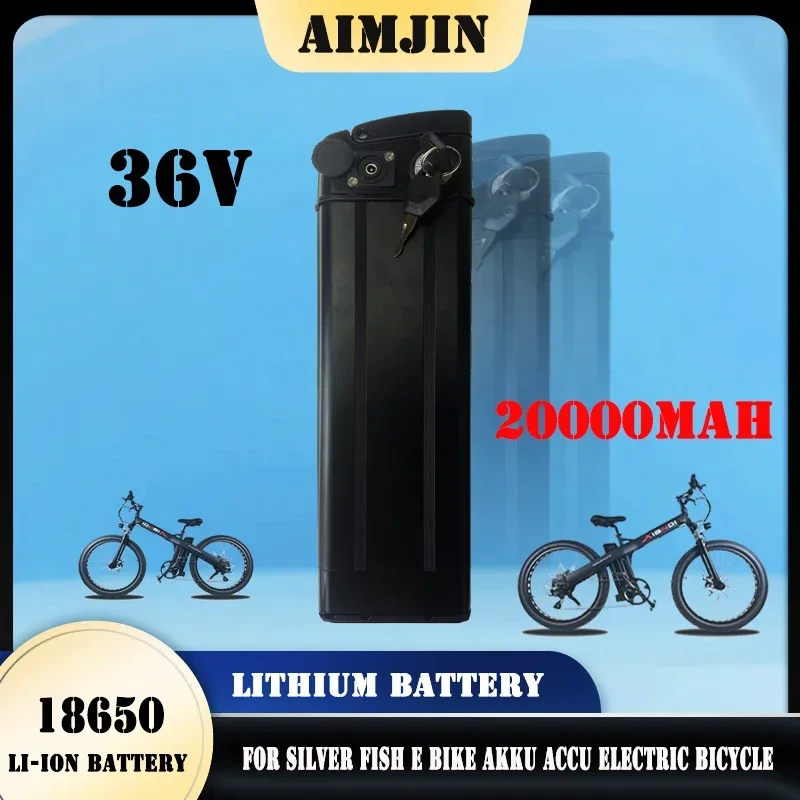 

NEW 10s8p 36V 20AH Silverfish Lithium Electric Bike 800W 500W 24V 36V Lithium Ion Electric Bike Bicycle 48V18650 Battery Pack