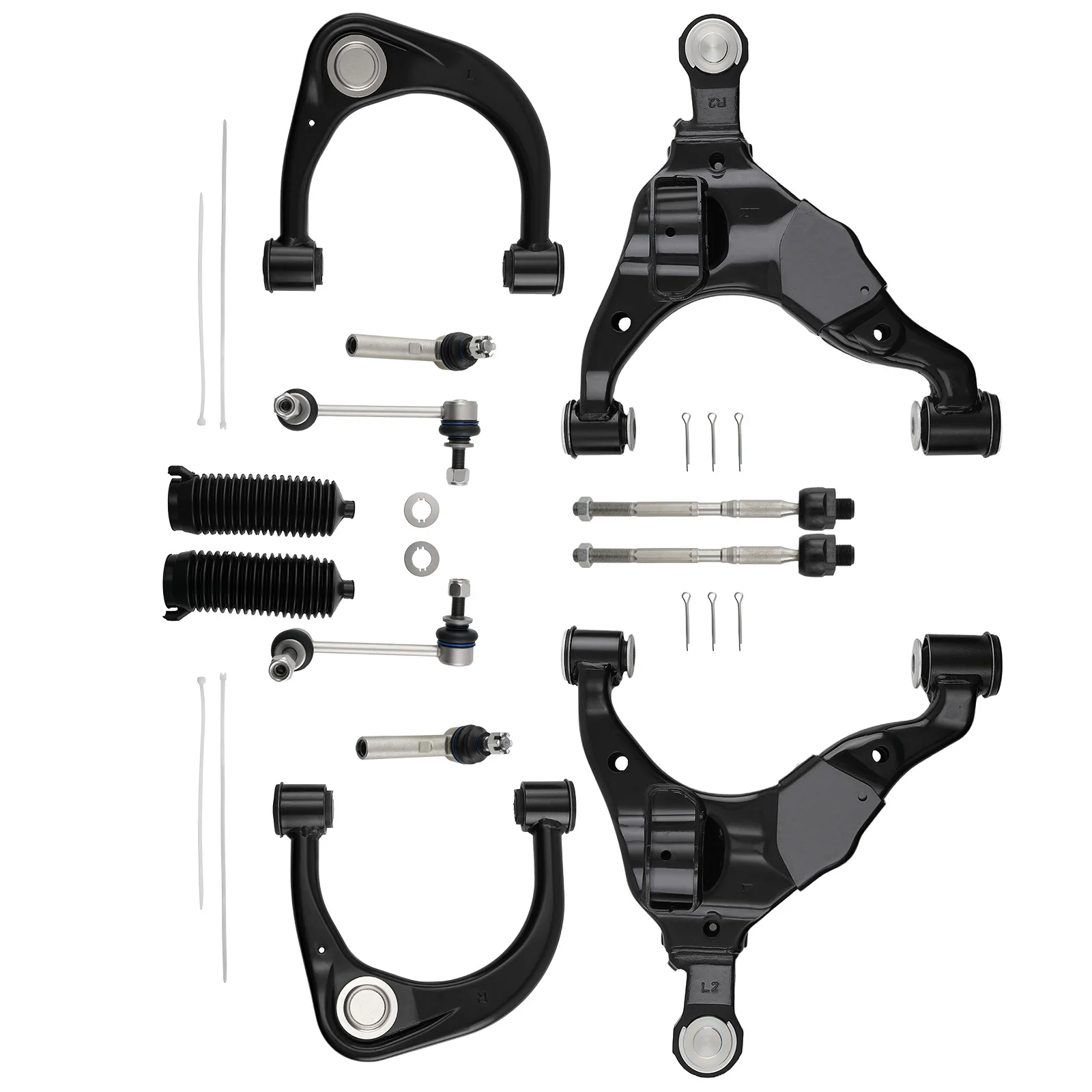 

Комплект шаровых опор верхних и нижних рычагов подвески для 4Runner GX470 03-09, левый и правый