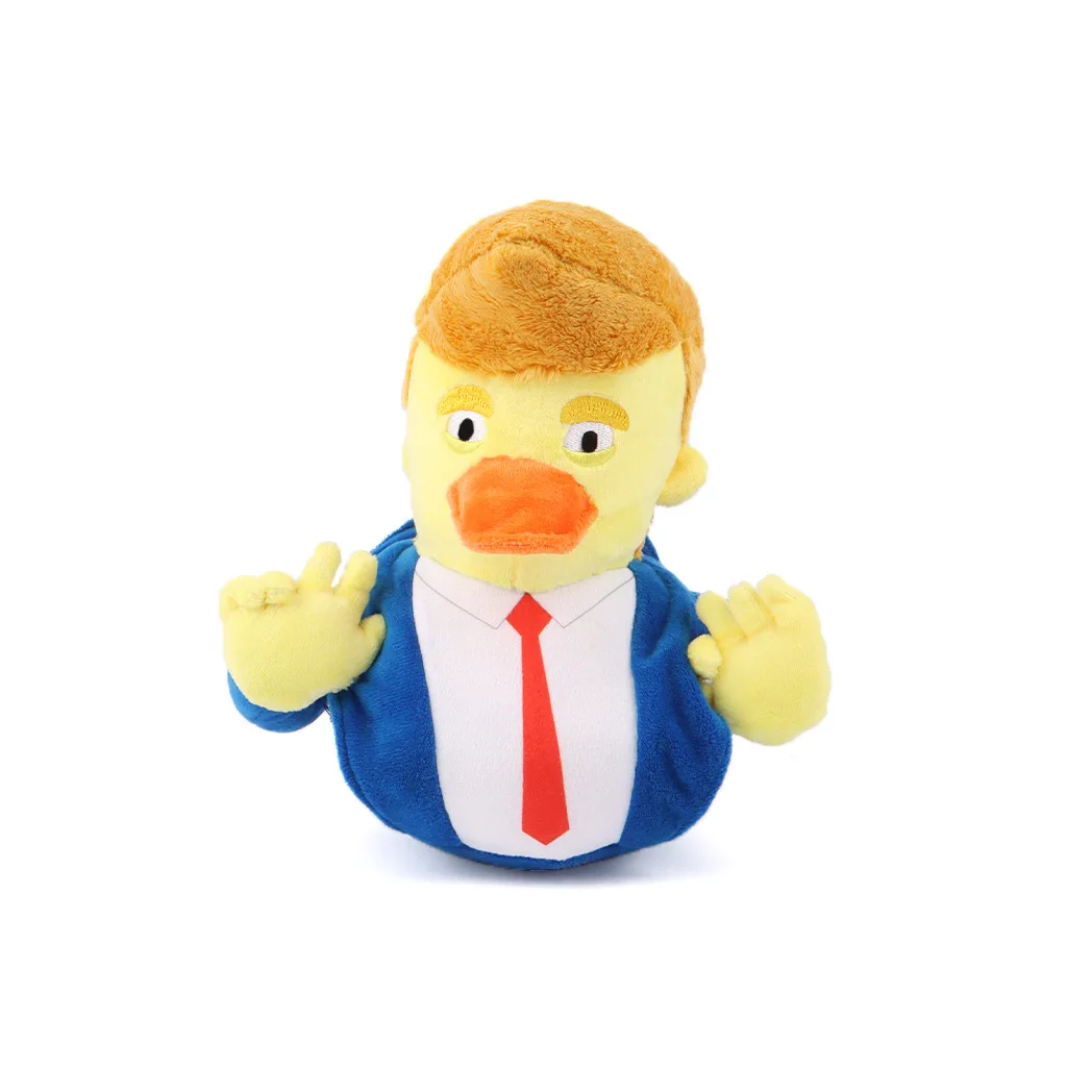 22cm Cute Trump Duck Plush Doll Toy Soft Stuffed Animal Toys Cartoon Children Birthday Gift Christmas Gift