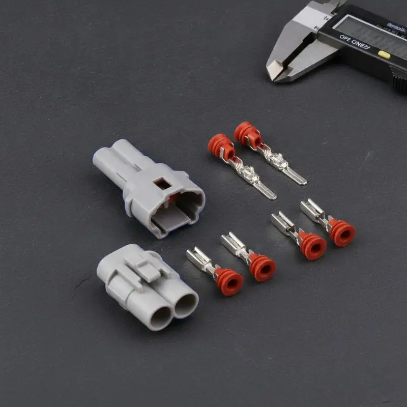 DJ7026 2 Pin Waterproof Car Connector Male Female Plug With Terminals Auto Motorcycle Truck Electrical Wire Harness Connector