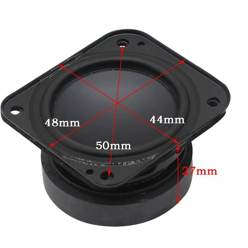 SOTAMIA 2 шт. 1,75 дюйма мини портативный звуковой динамик 4 Ом 5 Вт полный диапазон аудио динамик HiFi домашний усилитель Громкий динамик для JBL