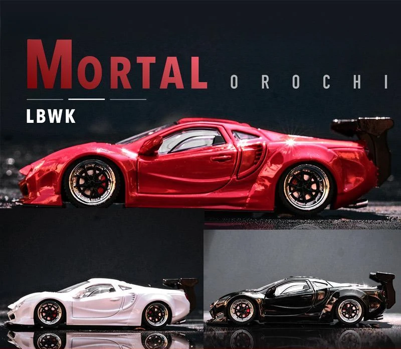 

Mortal 1:64 Mitsuoka Orochi Supercar Model Car LBWK Wide Body Modified Car Model