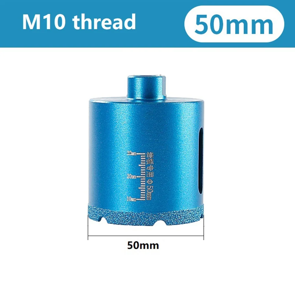 M10 Vacuum Brazed Diamond Stone Core Drill Bit Slotting Trimming Tool Angle Grinder Clearing Granite Marble Brick Profile Router