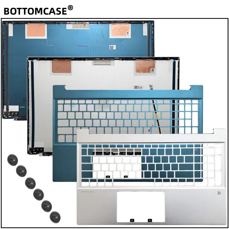 

Новый для НИЖНЬОГО КОРПУСА ® Pavilion 15-EG EH TPN-Q246 Q245 Задняя крышка ЖК-дисплея для ноутбука Верхний корпус/верхняя крышка упора для рук