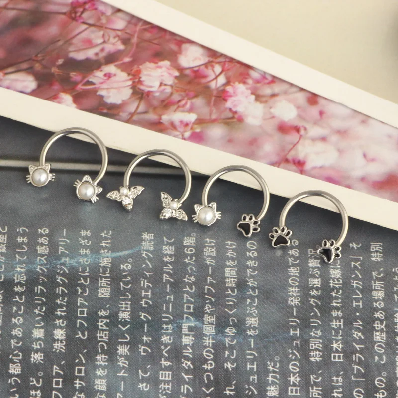 16G Septum Ring Daith Piercing - Body Jewelry And Earrings ulasan dan harga