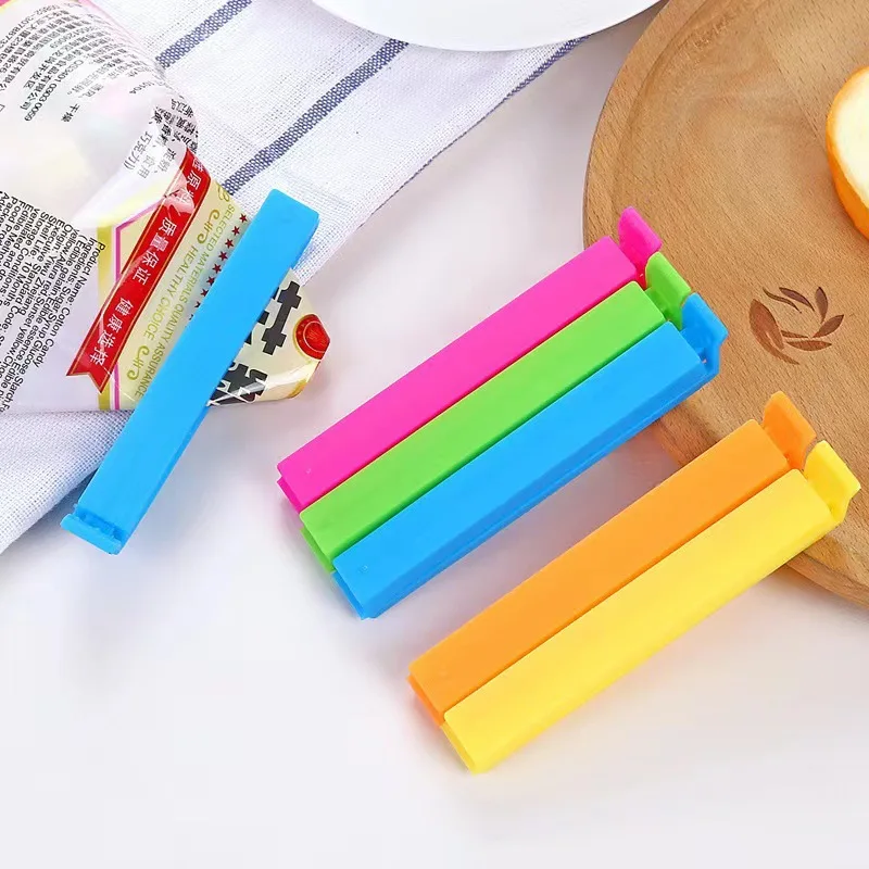 5-20pcs Colorful Sealing Clips Moisture-Proof Fresh-Keeping Snack Bag Sealer Clamp for Plastic Bags Reusable Kitchen Accessory