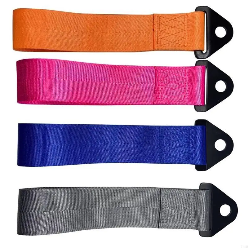 

Универсальный красочный буксирный ремешок передний или задний бамперы буксировать веревку сильную модификацию полиэстера.