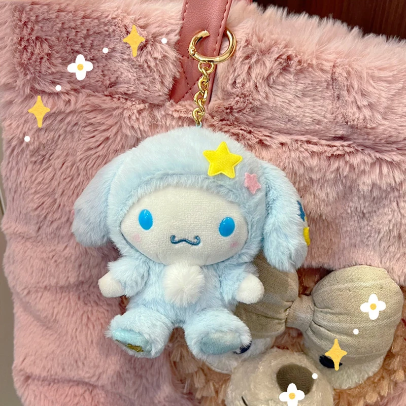 

Sanrio мультфильм Kawaii My Melody Kuromi Cinnamoroll Kt кошка пуриновая собака плюшевая игрушка плюшевый брелок Мягкая кукла для детей подарок