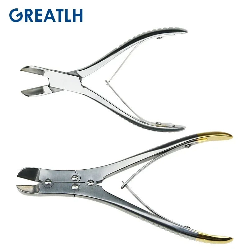 Orthopedics Bone Cutter Scissors Single/double Joint Bone Scissors Veterinary Orthopedics Surgery Instruments 1pcs pet