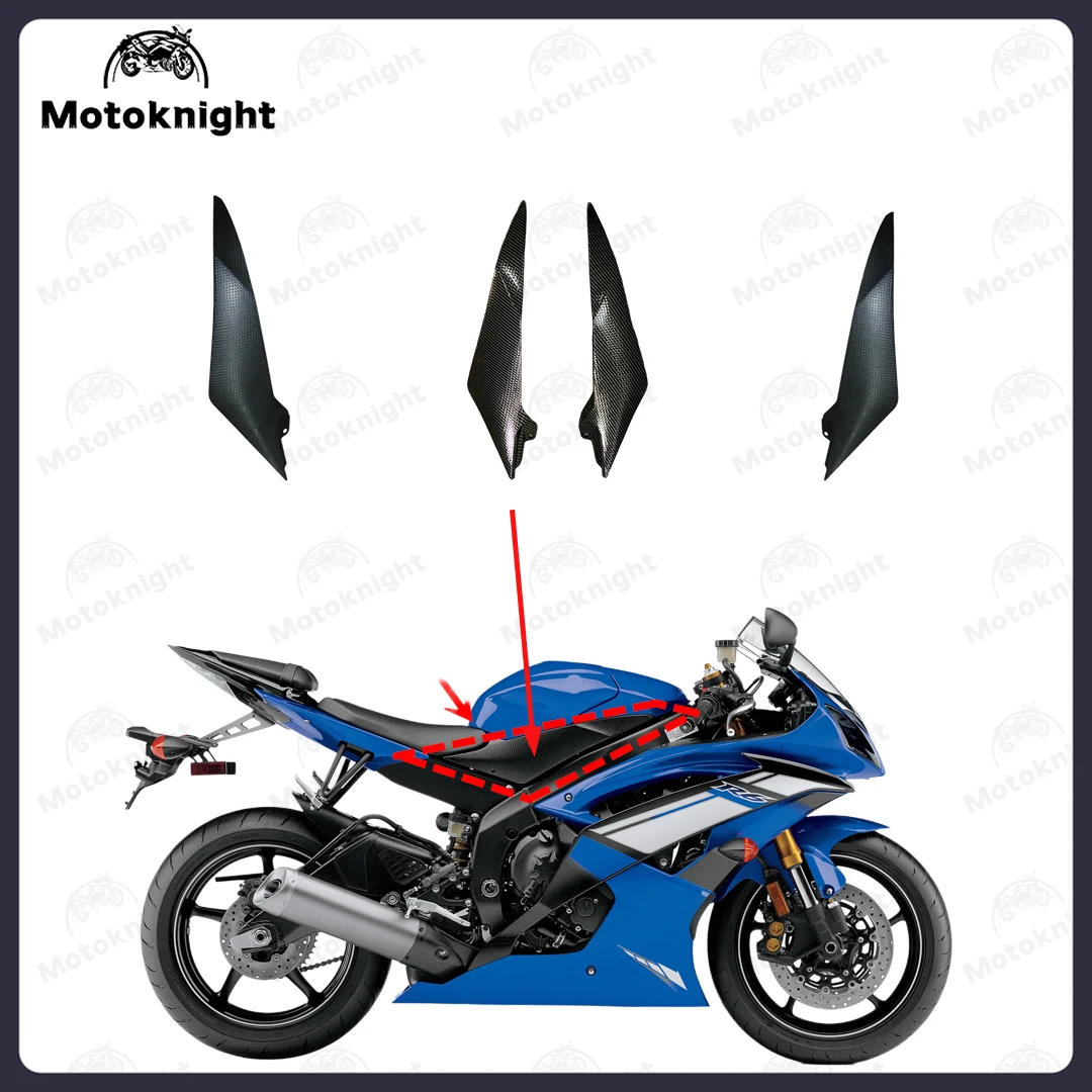 

Fit For Yamaha YYZF-R6 2008 2009 2010 11 12 13 14 2015 2016 ABS Plastic Fuel Tank Left Right Side Cover Motorcycle Replacement P