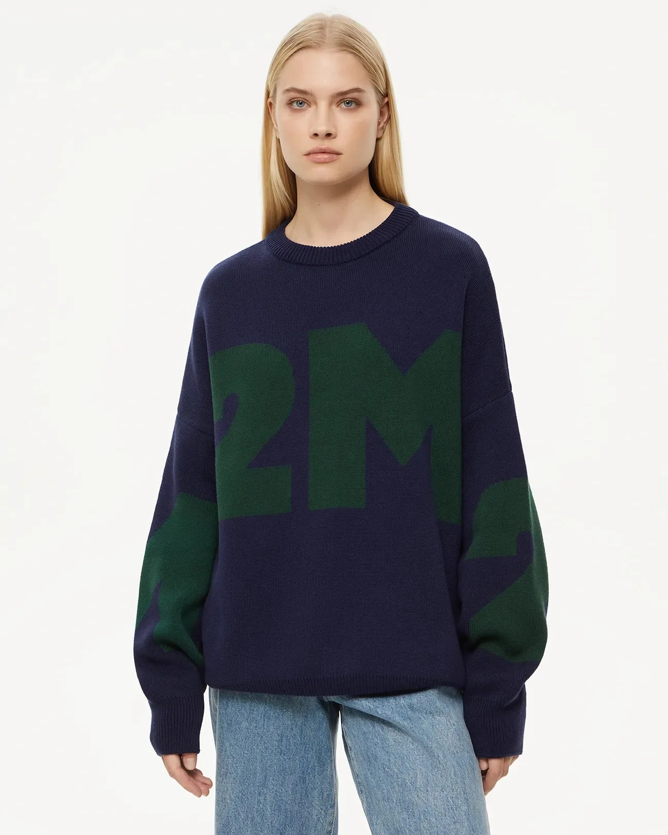 Novo outono inverno pulôver de malha feminina carta impressão casual mangas compridas solto em torno do pescoço moda alta rua pulôver feminino