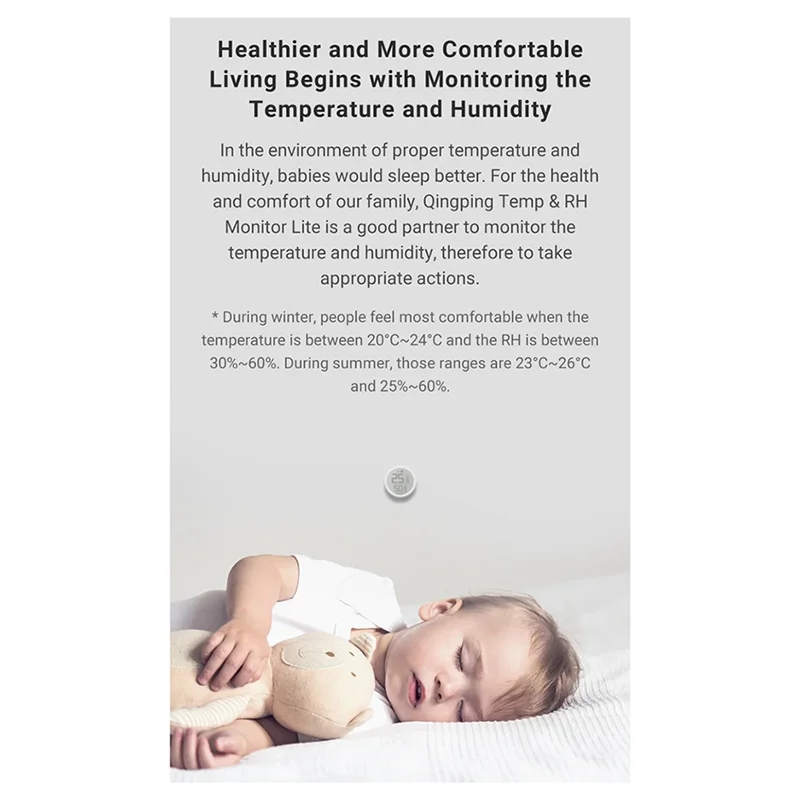 A45U Termômetro Digital Higrômetro M Vision Bluetooth 5.0 Tela de Tinta Eletrônica de Alta Precisão Funciona com Mi Home