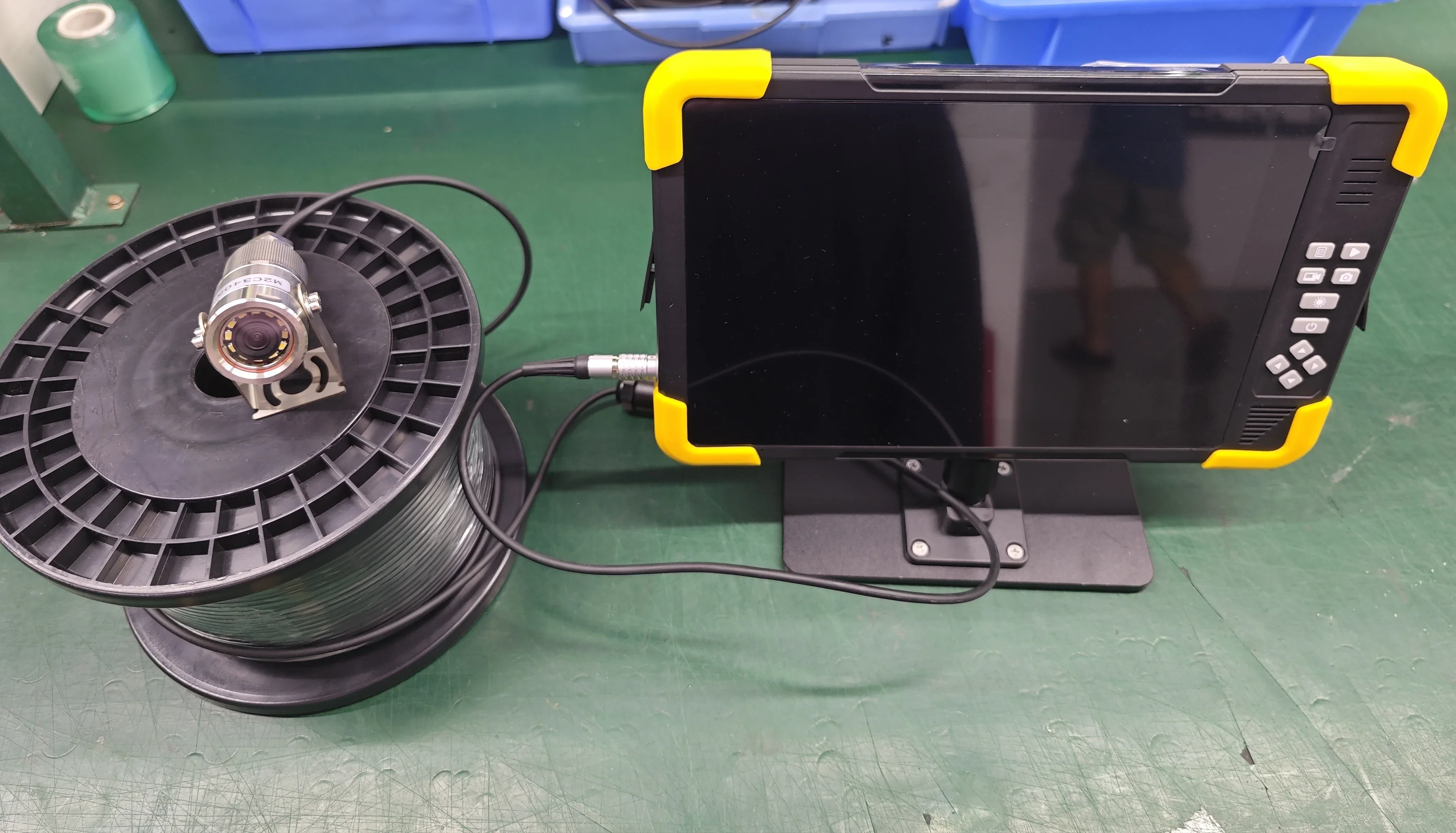 100m portátil 5MP 10 polegadas poço de água profunda mergulho pesca subaquática