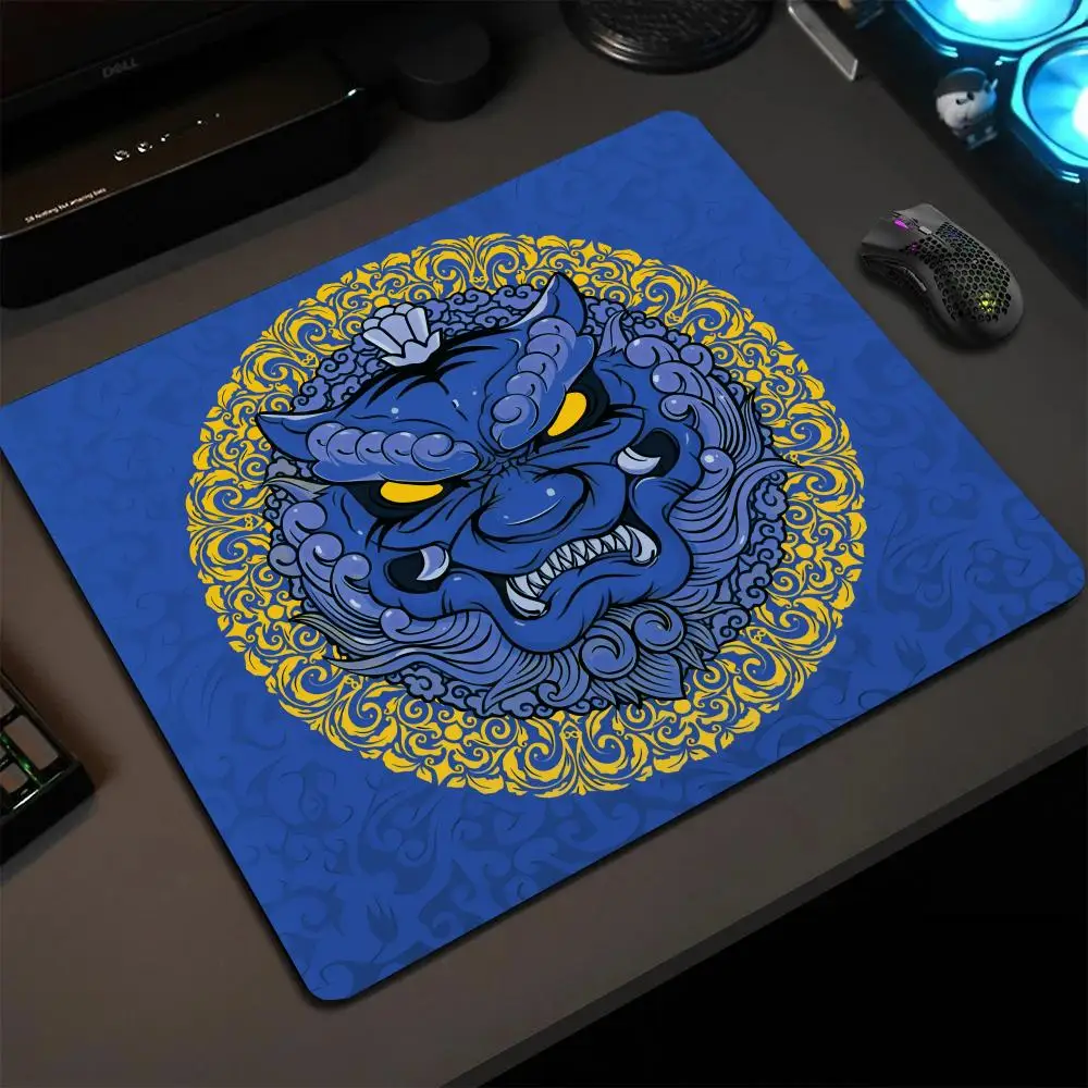 Japan Dragon Mouse Pad Square Gamer Computer Keyboard Mat Gaming Office Accessories Rug Mousepad PC Small Keyboard Table Mats