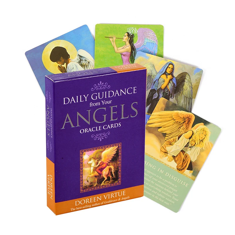 03/Guidance From Your Angels Oracle Cards, Edition anglaise, Life Mood Prediction, Nation Cards, Spiritual Comfort Cards