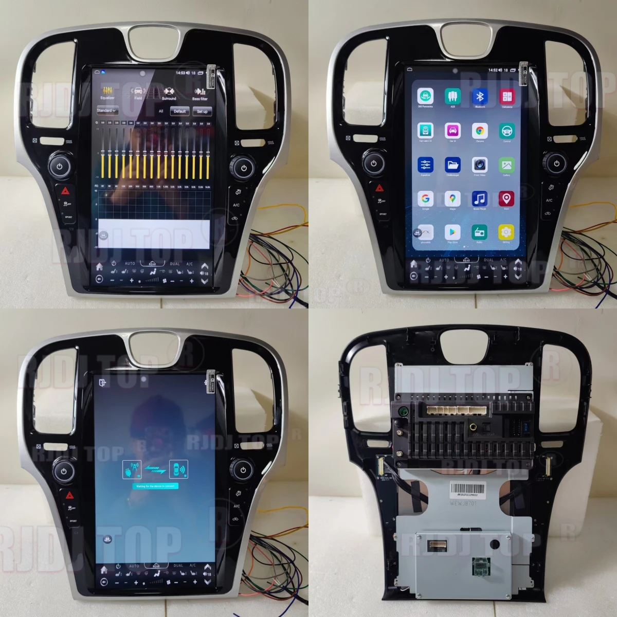 

13,6-дюймовый 256 ГБ Android 14 экран для Chrysler 300C 2011-2019, GPS-навигация, автомобильное радио, мультимедийный видеоплеер, головное устройство, Carplay