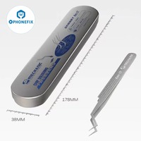 MECHANIC Aax-17 KA-11 Chip Tin Positioning Tweezers Non-magnetic Stainless Steel Anti-Corrosion Solder Wire Electronics Repair