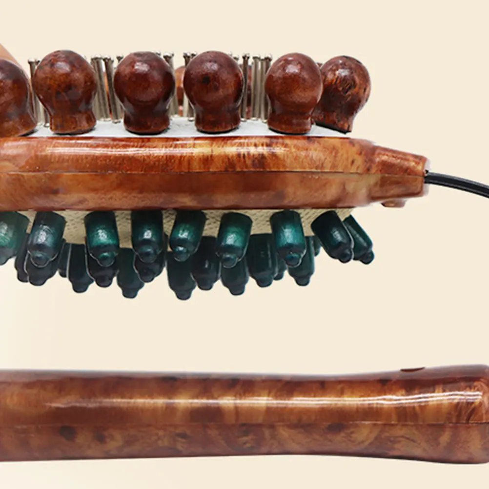 

Wooden Massage Hammer Portable Back Scratcher With Salient Brush Surface For Neck Shoulder Pain Relief Therapy Tool For