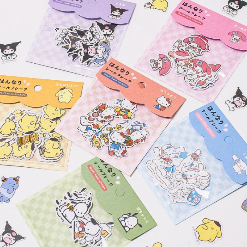 paquete-de-30-pegatinas-sanrio-kuromi-melody-cinnamoroll-lindas-pegatinas-decorativas-para-Albumes-de-recortes-diarios-manualidades-etiquetas-adhesivas