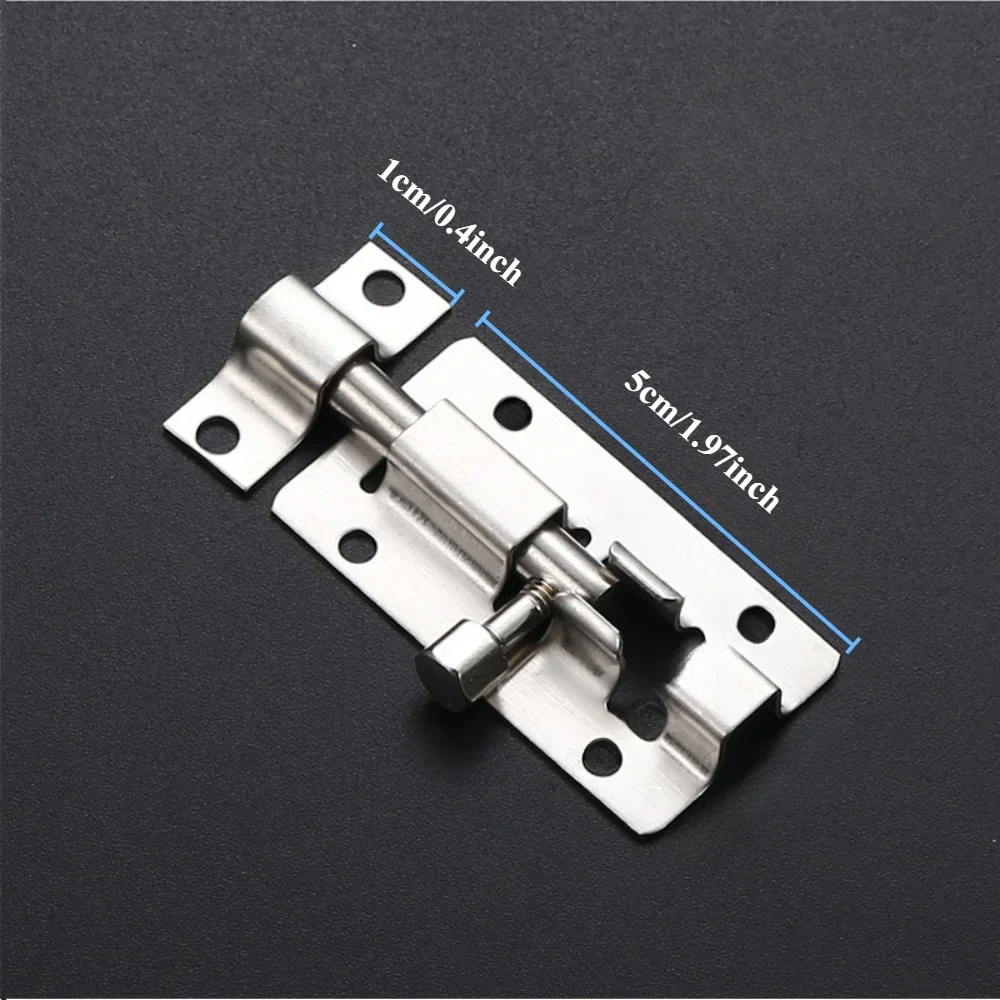 قفل أمان للأبواب من الفولاذ المقاوم للصدأ ، مسمار باب جرار للبرج ، 2 بوصة ، جودة عالية ، سعر