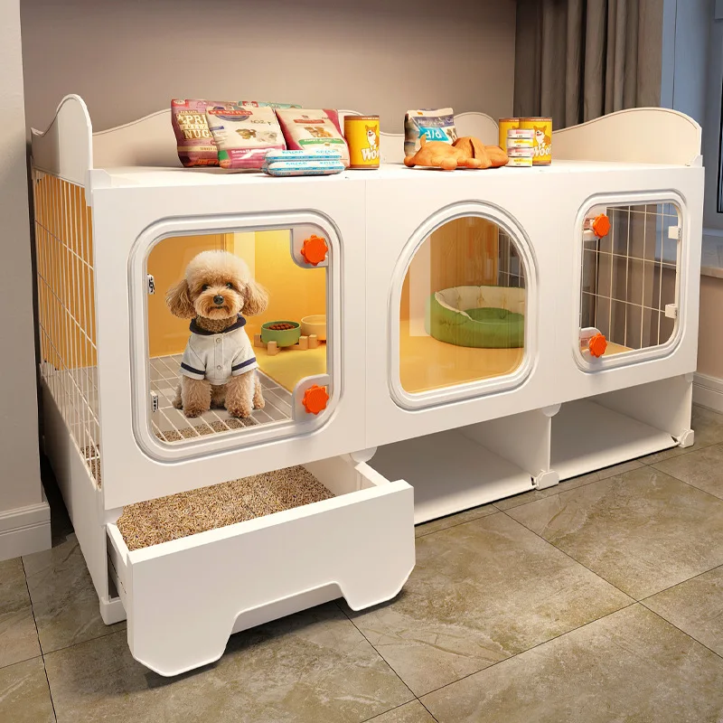 bold villa, one bathroom, small dog cage with toilet, reinforced one room and one living room