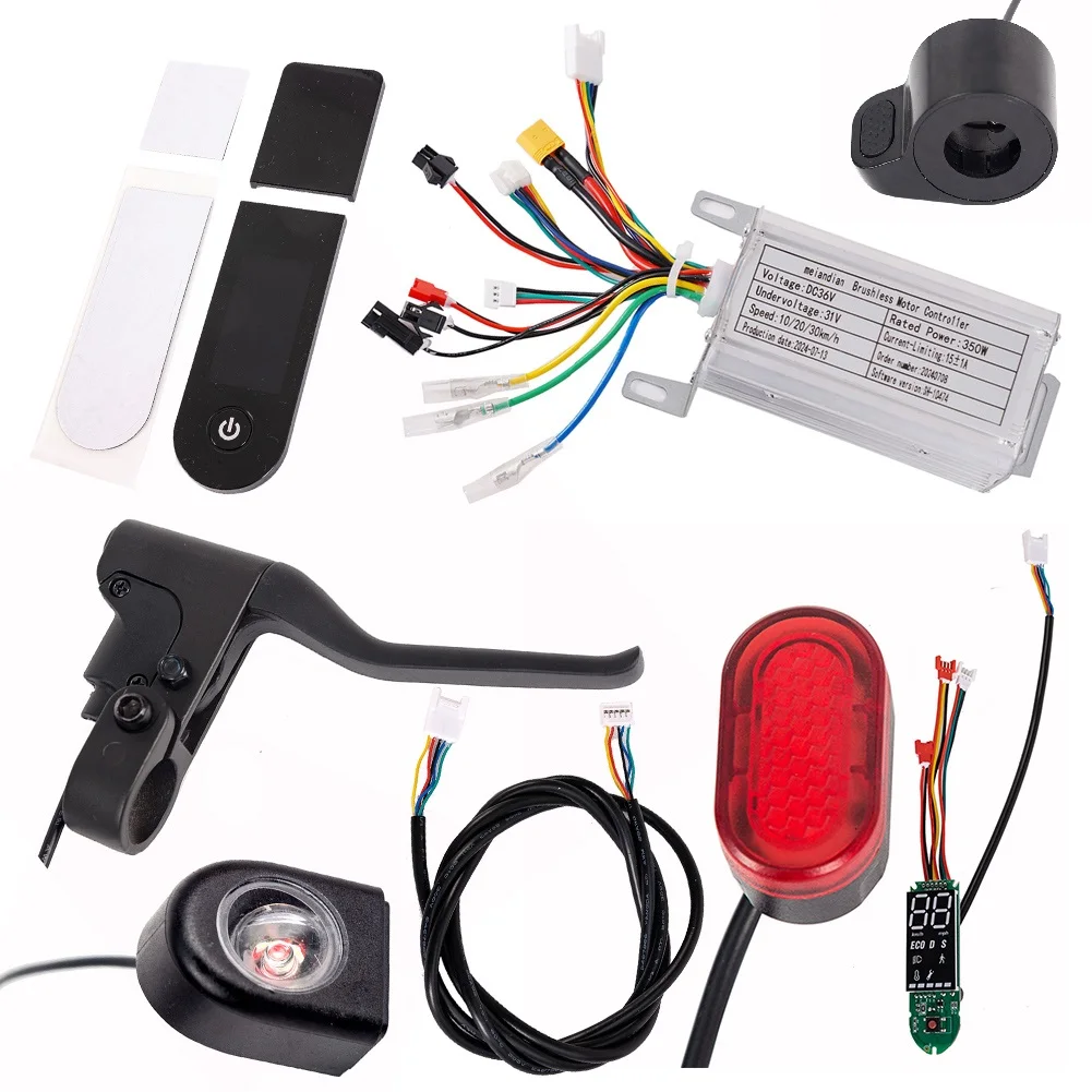 For E-Scooter Electric Scooter Kit 36V 350W Controller Scooter Maintenance Brake Energy Recovery Cruise Control LED Display