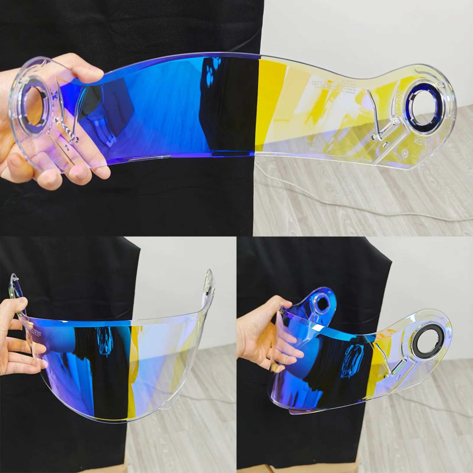 Visor FF370 para LS2 FF370, FF394, FF325, Lente de Capacete EASY Shield com Proteção UV