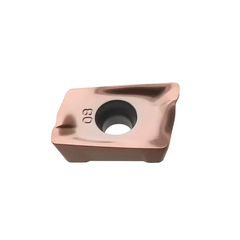 R390-180608M-PM Square PVD Coated Carbide Milling Inserts OEM Large Cutting Depth Strong Wear Resistance High Precision CNC