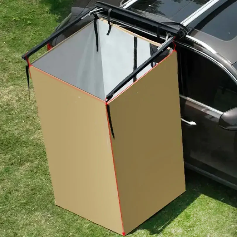 차량용 사이드 샤워 텐트 방수 프라이버시 샤워 텐트 R - Outdoor Camping Van Tent 리뷰 및 가격