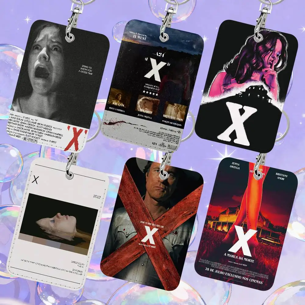 

Horror Movie X-Files 1 Card Holder, Leather Card Storage Box, Key Chain, Access Tag Holder, ID Card Holder, Key Chain