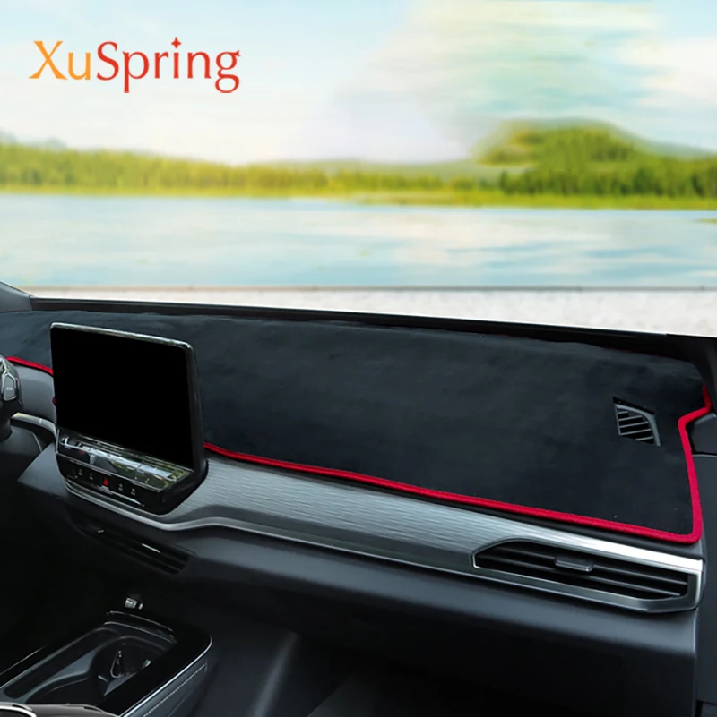 لوحة سيارة ظلة حصيرة ل VW ID.4 ID4 X Pro Crozz 2021 2022 2023 وسادة البوليستر إخفاء الوسادة الداخلية اكسسوارات السيارات #4