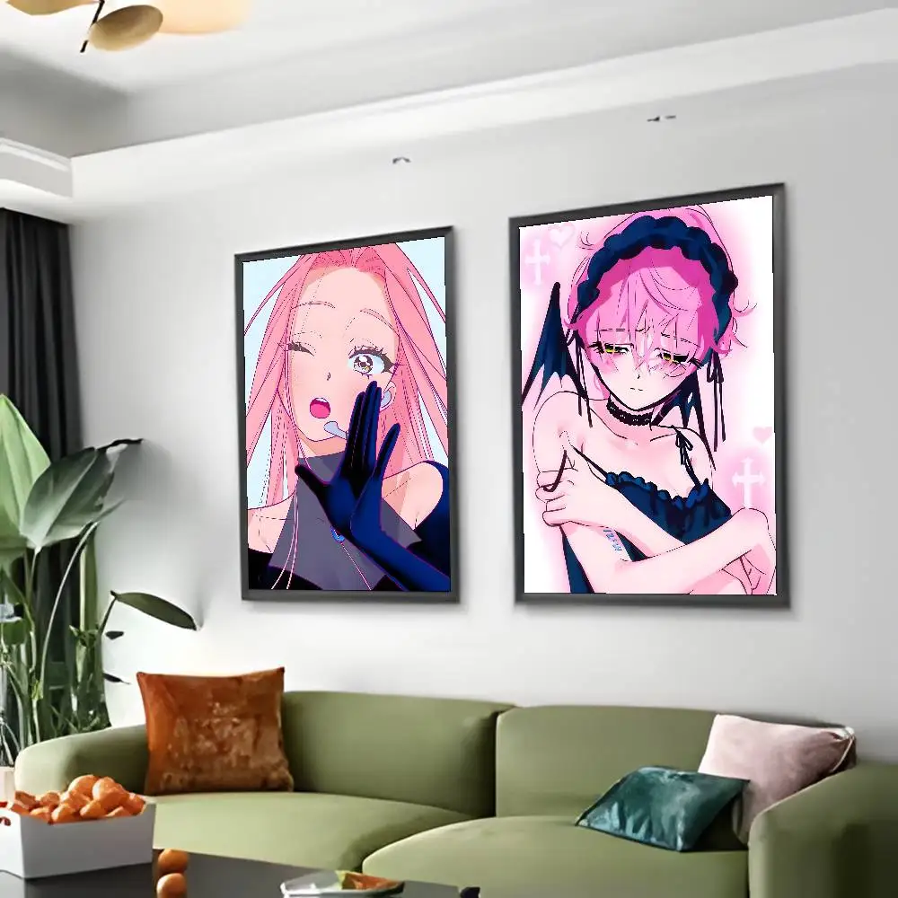 الغريبة المرحلة أنيمي المشارك الفن اللوحة ملصق مع المطبوعات غرفة نوم المنزل غرفة المعيشة الديكور هدية #5