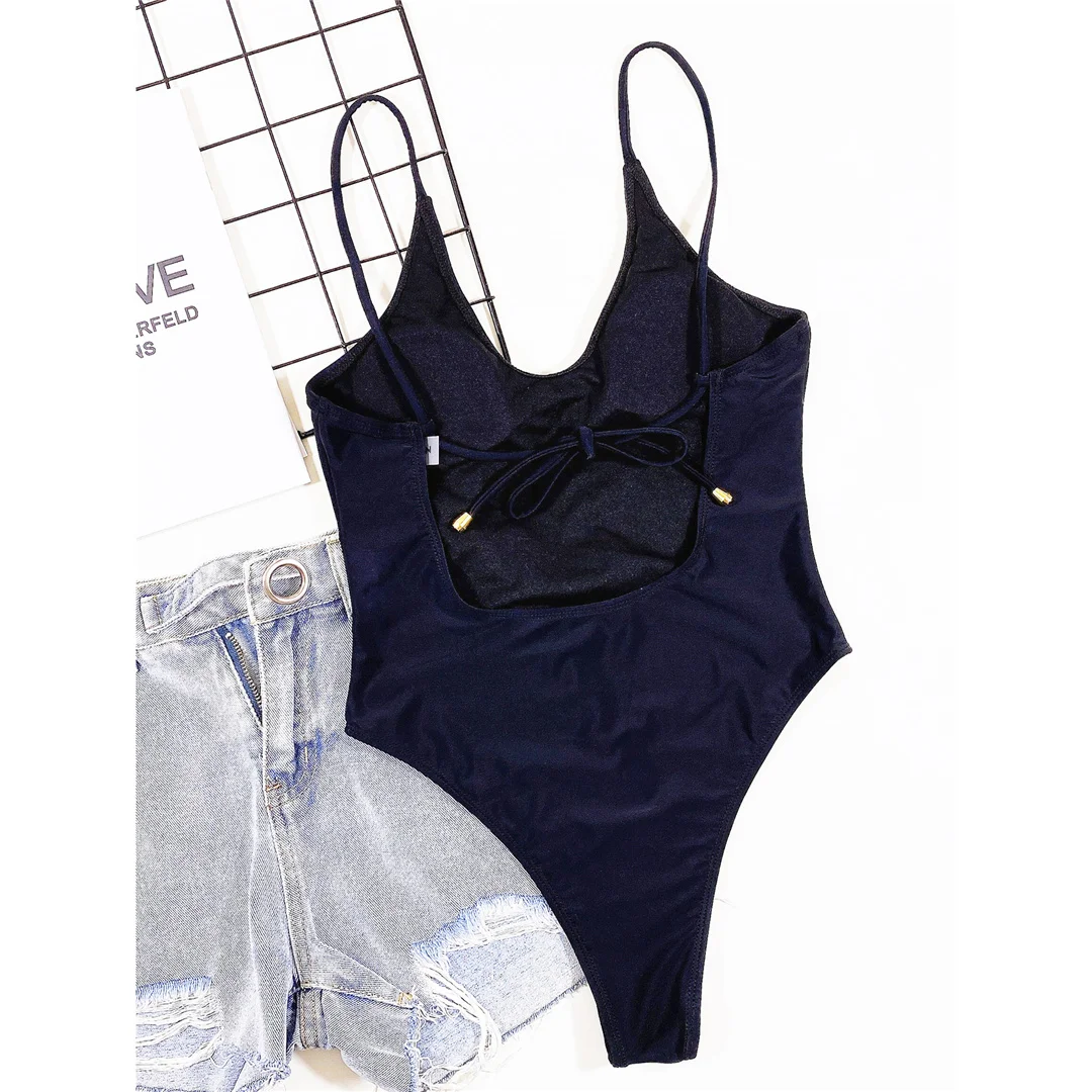 Sexy rückenfreier Monokini-Badeanzug mit Leopardenmuster, einteiliger Badeanzug für Damen, gepolstert, mit hohem Beinausschnitt, Badebekleidung, Badeanzug für Damen, V3238L – Detail 20