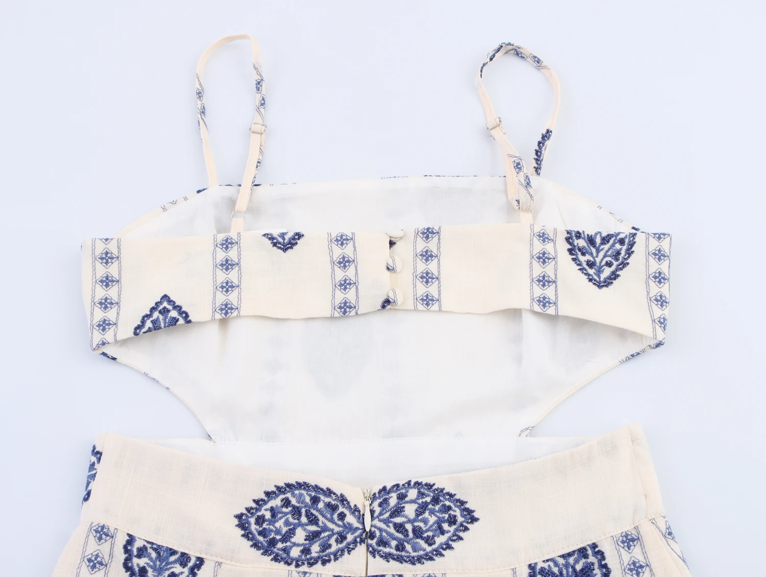 KONDALA elegante otoño Chic vestido largo bordado mujer recortado espalda descubierta Cami vestido moda 2025 vacaciones de verano vestido bohemio