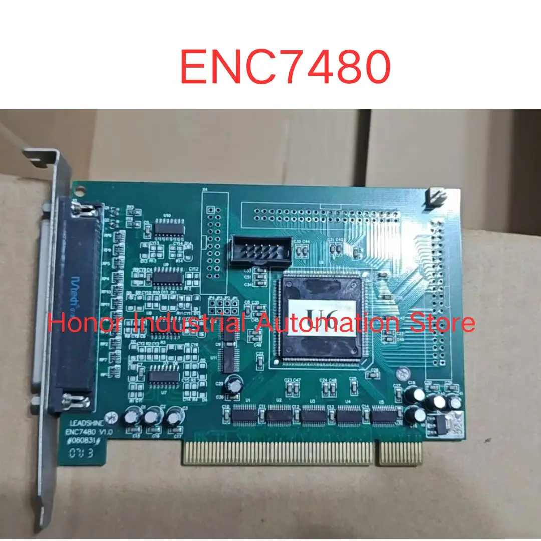 

used ENC7480 V1.1 Motion Control Card test OK Fast shipping