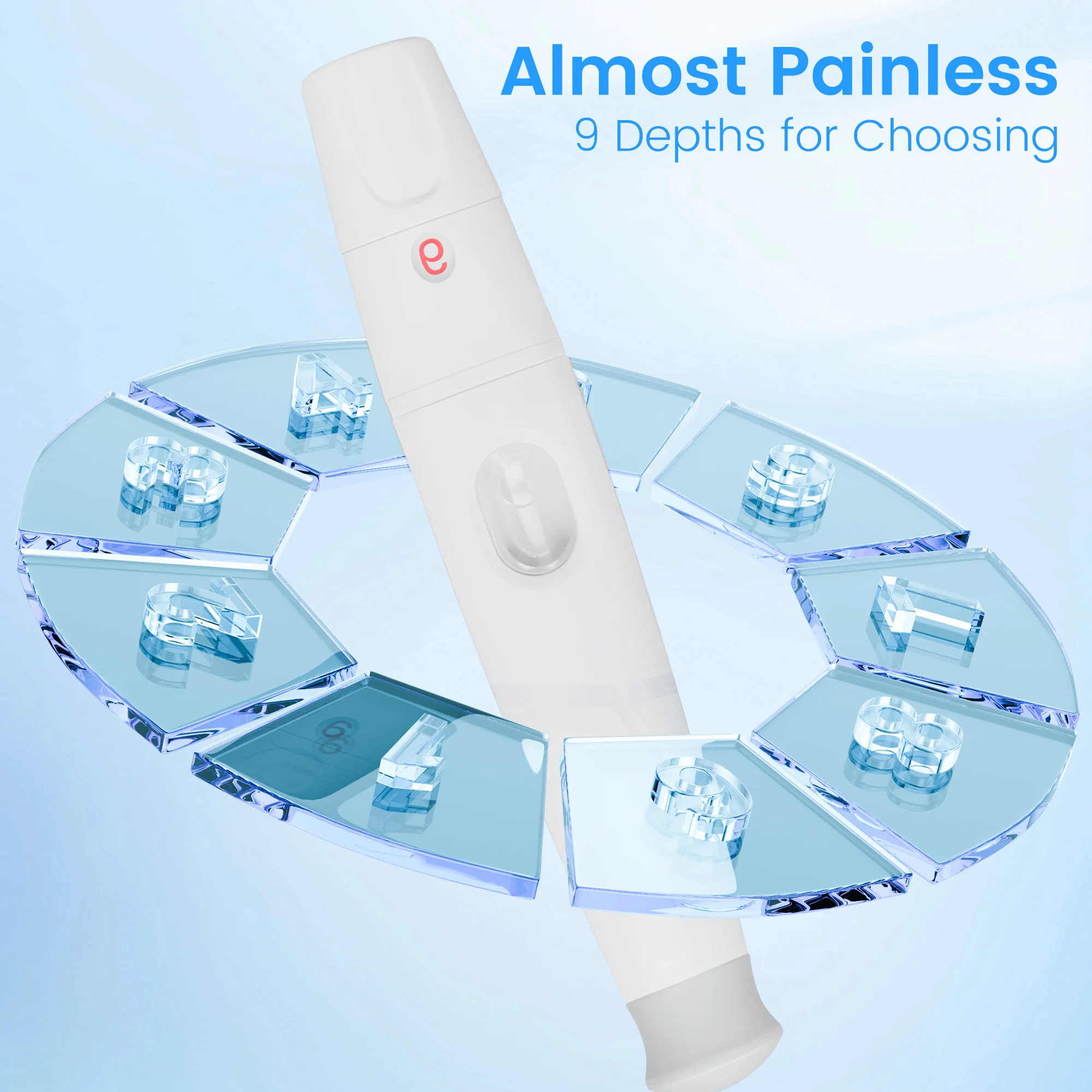 Sejoy BG-203 Blutzuckermessgerät-Set, 50 Stück Teststreifen, Lanzetten für Diabetes-Monitor, digitales Blutzuckermessgerät, Teststreifen werden separat verkauft – Detail 7