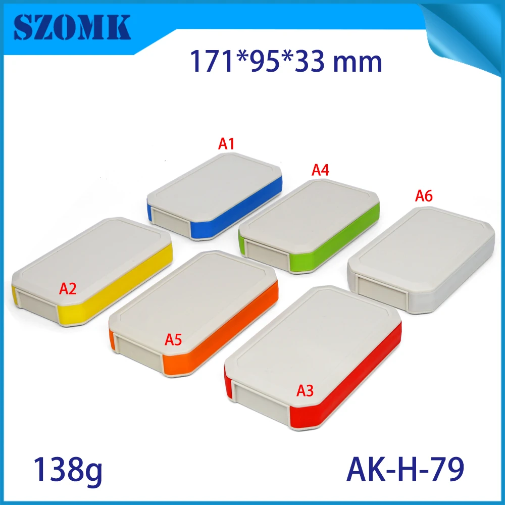 SZOMK IP65 OEM Plastic Junction Box Electronics Instrument Housing Handheld Casing Waterproof PCB Enclosure