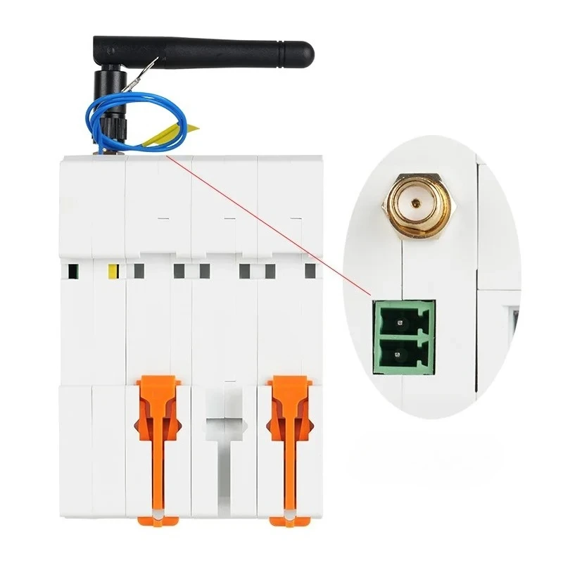 1P 2P 3P WiFi Din Rail Circuit Breaker Power Meter Timer Switch Over Under Current Protector Voice Remote Timing Control Device