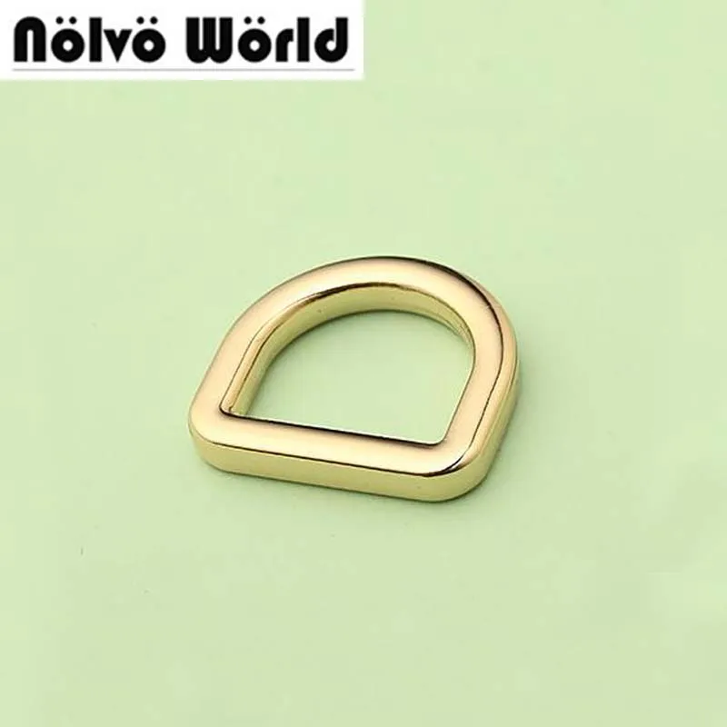 100pcs 4 colors Closed D ring Square edge inside 13mm 1/2