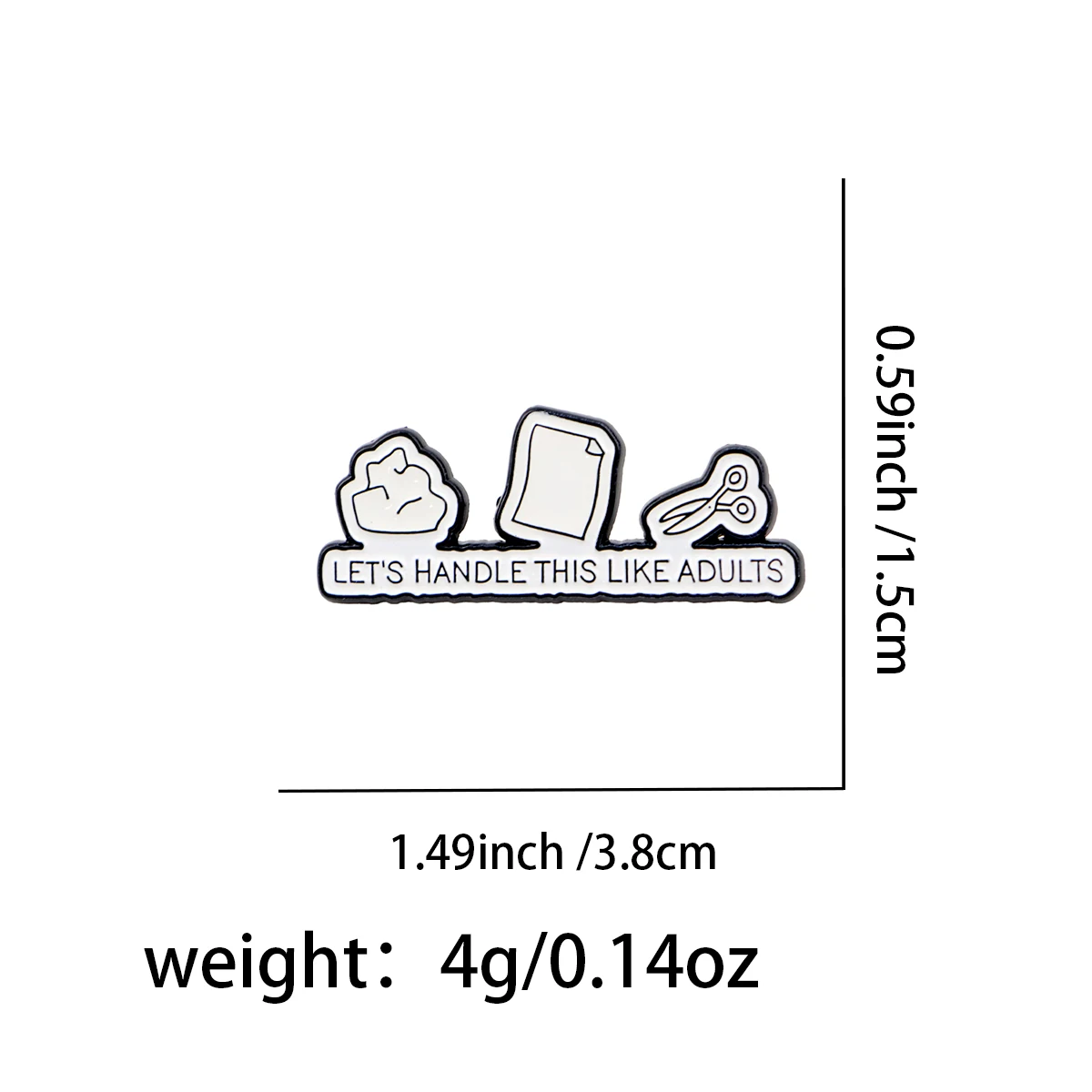 الكبار يقتبس المينا دبوس لعبة بروش الصنوبر التلبيب شارة بدبابيس على ظهره الملابس والاكسسوارات مضحك مجوهرات أصدقاء الهدايا #3