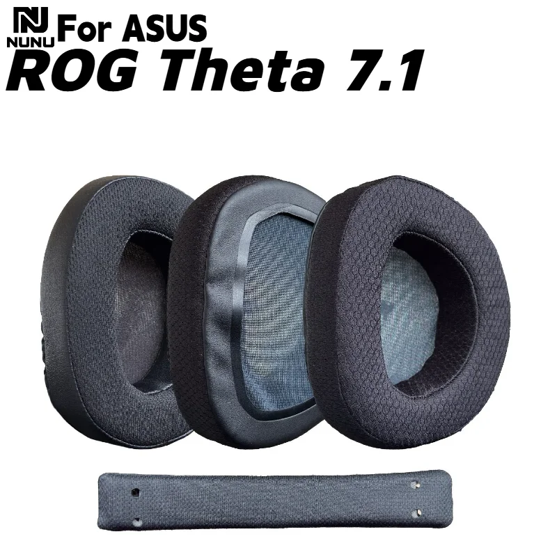 Ersatz-Ohrpolster aus Netzstoff / Kopfbügelkissen, geeignet für ASUS ROG Theta 7.1 Kopfhörer-Ohrpolster, Kissenbezug