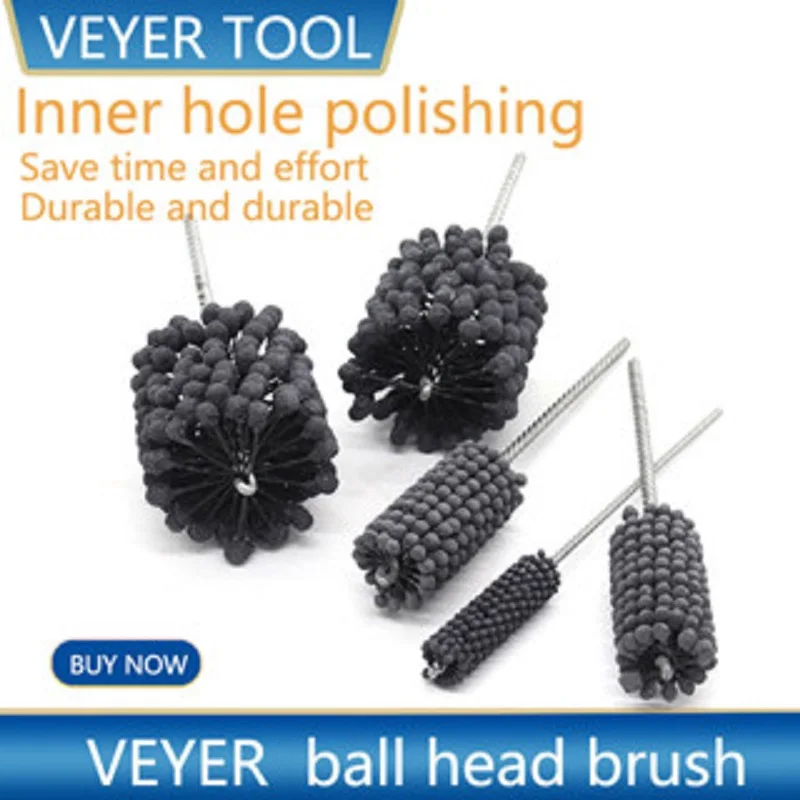 Felx Ball Hone 320 Brosse d'ébavurage, Micro outil d'affûtage CNC pour cylindres, Brosse d'affûtage, Tour à métaux polonais Veyer