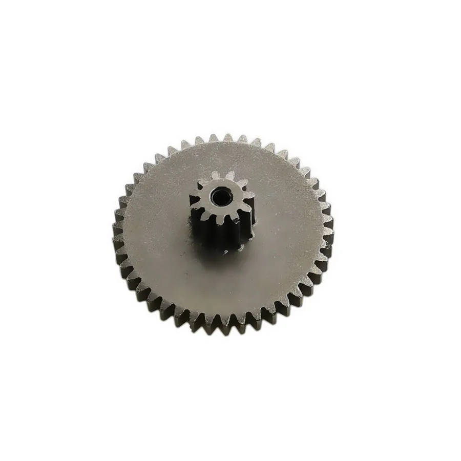 43112B 0.6M OD=27mm Duplicate Gear 43 Teeth+ 11 Teeth Hole 2mm Loose Fit Metal Reduction Pinion