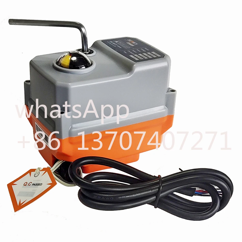 20Nm Electric Valve Actuator ABS shell ACDC24V or ACDC95-265V with ISO5211 connection F03,F04,F05 3 wires 2 control spring retur