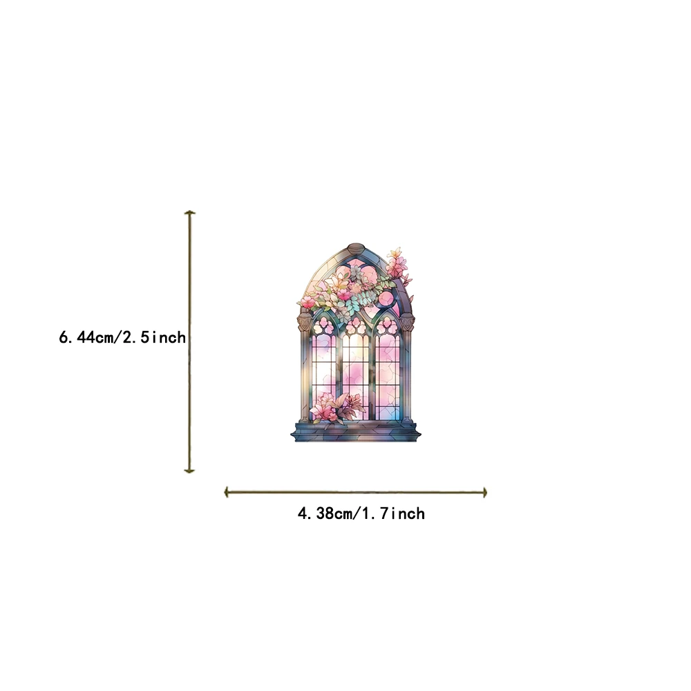 맞춤형 교회 창문 스티커 장식 노트북 냉장고 노트북 스케이트보드 그래피티 방수 스티커 장난감, 50 개