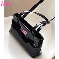 PU Leisure Black Barbie Accessories Women Handbag Simple Design Rectangle Girls Fashion Underarm Shoulder Bags Outgoing Clothing