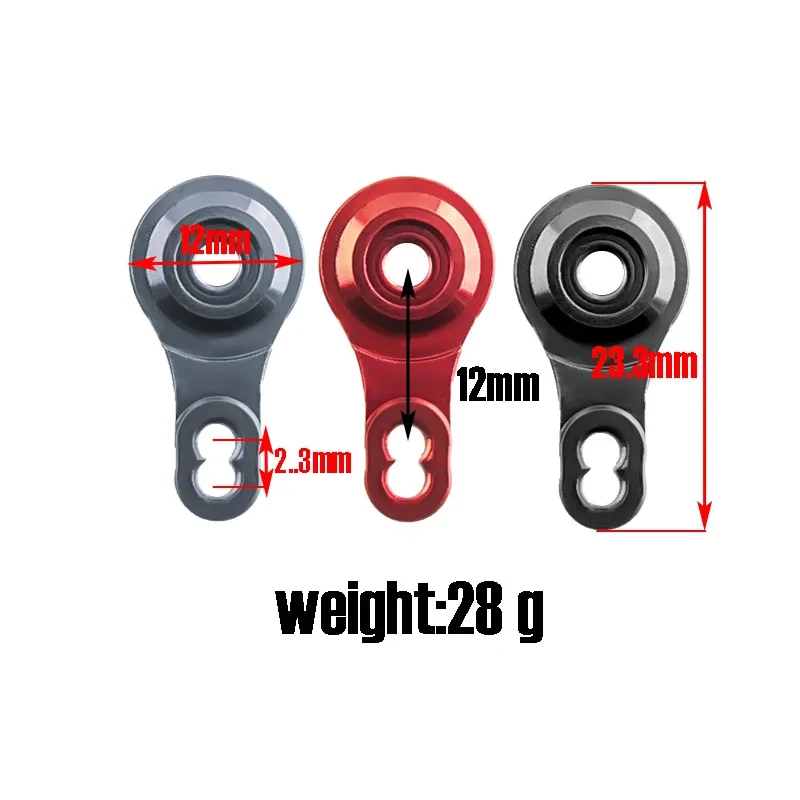RC Car 1 Uds 25T Metal ajustable amortiguación Servo brazo Servo bocina para 1/10 coche trepador de control remoto TRX TRX4 TRX-4 TRX6 piezas de mejora