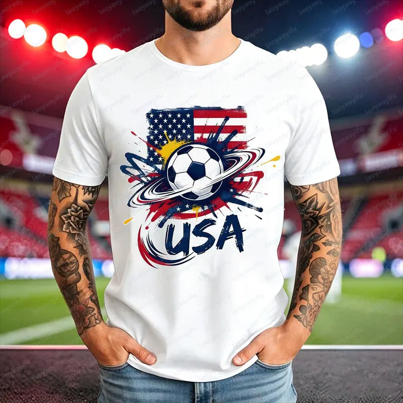 

United States Canada Argentina Mexico Brazil Spain Football Cup 2026 Soccer Team T-shirt Soccer Fan Football National Pride Gift